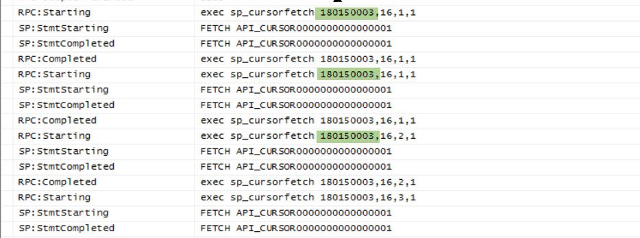 Sql fetch erklärung