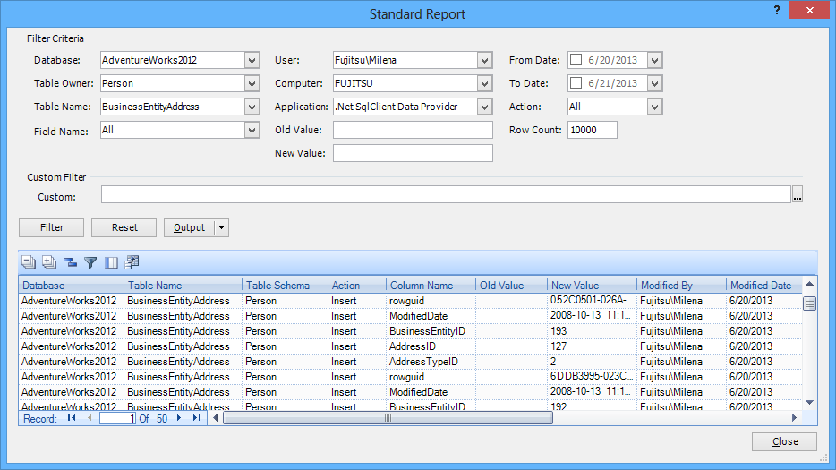 apex sql update