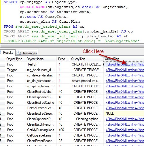 Ms sql сбросить план запроса