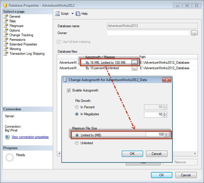 microsoft sql server 2016 express limits