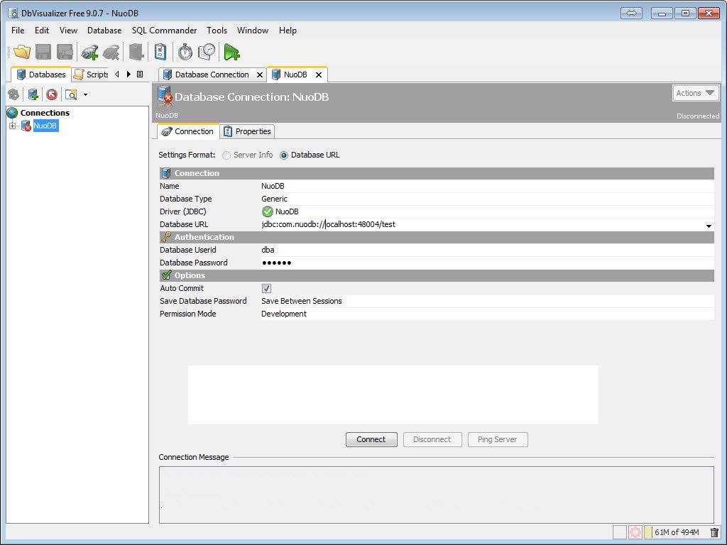 dbvisualizer change user password