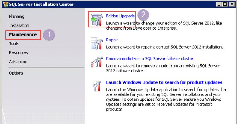 ms sql server 2016 express vs standard performance