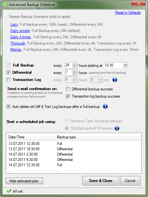 SQL Backup Master 6.3.621 free downloads