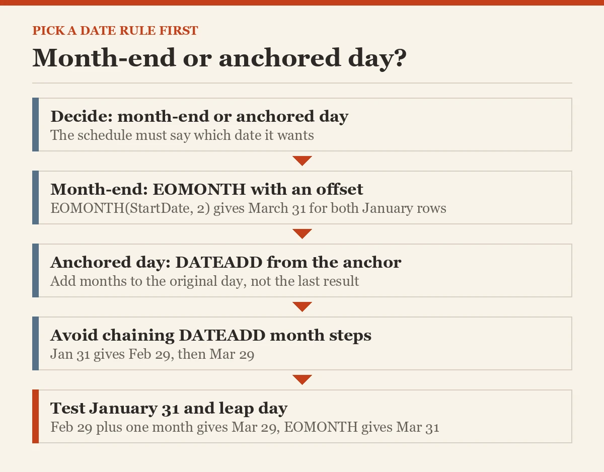 Month-end or anchored day?