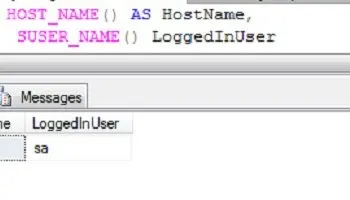 SQL SERVER - Find Hostname and Current Logged In User Name