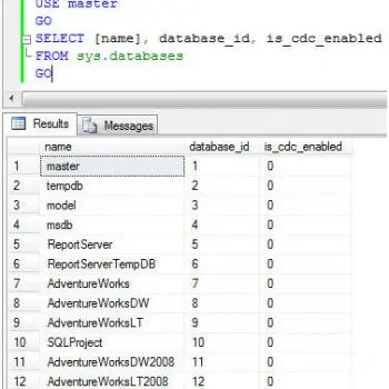 CDC tool window.