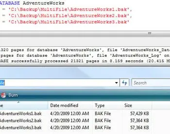 SQL SERVER - Mirrored Backup and Restore and Split File Backup - Introduction