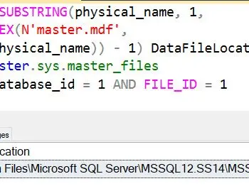 SELECT SUBSTRING SQL command.