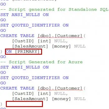 SQL SERVER - Generate Database Script for SQL Azure