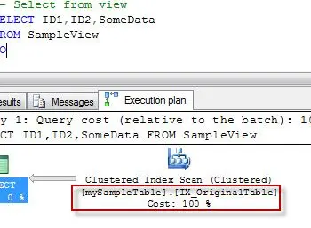 SQL SERVER - Index Created on View not Used Often - Limitation of the View 3