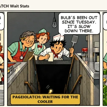 Ace waits at the top of dark basement stairs for ingredients, then a whole crate of lettuce arrives for a single leaf and knocks the salsa jar off the counter into Quinn's hands. Casey says, "A whole crate for one leaf? Fix the reads first."
