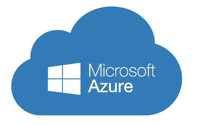 Microsoft Azure logo.