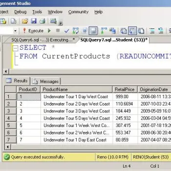 SQL SERVER - Tips from the SQL Joes 2 Pros Development Series - Dirty Records and Table Hints - Day 7 of 35