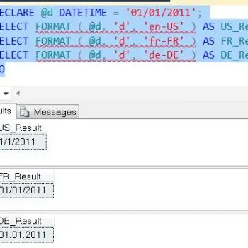 SQL SERVER - Denali - String Function - FORMAT() - A Quick Introduction
