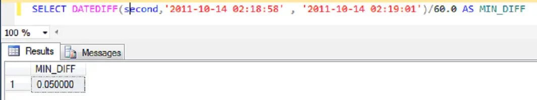 SQL SERVER - DATEDIFF - Accuracy of Various Dateparts