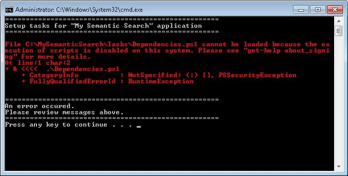 SQL SERVER - Fix: Error: File Cannot be Loaded Because the Execution of Scripts is Disabled on This System