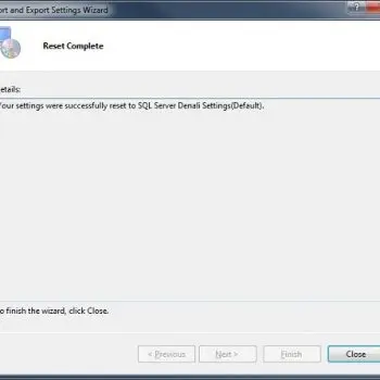 SQL SERVER - SSMS 2012 Reset Keyboard Shortcuts to Default