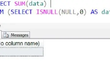 SQL SERVER - A Puzzle - Fun with NULL - Fix Error 8117