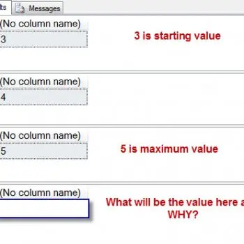 SQL SERVER - A Puzzle - Fun with SEQUENCE in SQL Server 2012 - Guess the Next Value