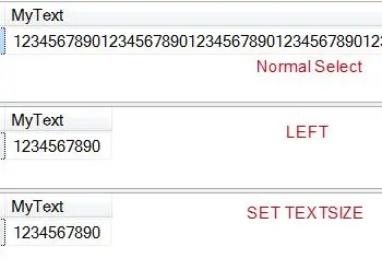 SQL SERVER - A Brief Note on SET TEXTSIZE