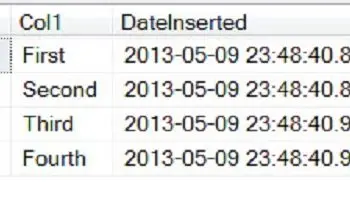 SQL SERVER - Adding Column Defaulting to Current Datetime in Table