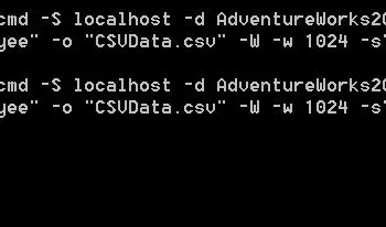 SQL SERVER - Export Data AS CSV from Database Using SQLCMD