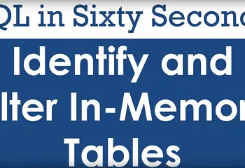 SQL in Sixty Seconds.