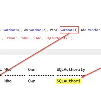 SQL SERVER - Msg 8152, Level 16, State 14 - String or Binary Data Would be Truncated