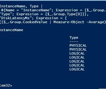 SQL SERVER - Identify Disk Latency on SQL Server Box Using PowerShell