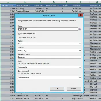 SQL SERVER - Adding Reference Data to Master Data Services - Notes from the Field #081