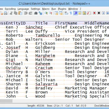 SQL SERVER - Converting Standard SSMS File Results to Delimited - Notes from the Field #085
