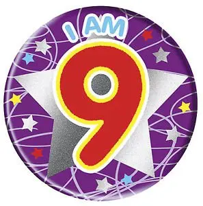 9th anniversary button.