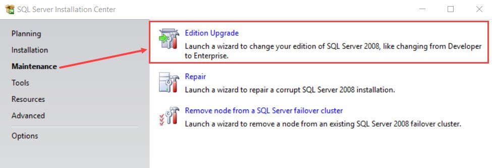 sql server 2012 enterprise edition license options