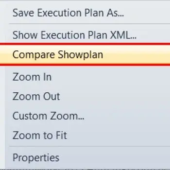 SQL SERVER 2016 - Comparing Execution Plans