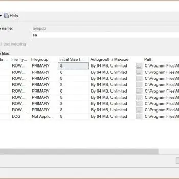 SQL Server 2016 - Enhancements with TempDB