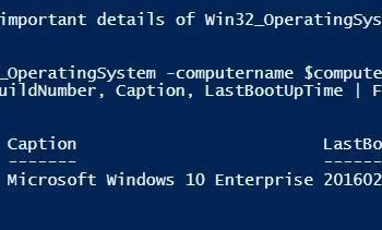 SQL SERVER - Scripting Tip: PowerShell to Identify Last Bootup Time