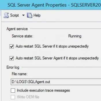 SQL SERVER - Unable to start SQL Server Agent - Failed to Initialize SQL Agent log