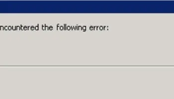 SQL Server Setup error.