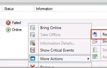 Repair dialog box.