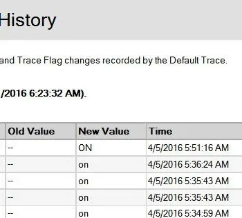 SQL SERVER - What is DBCC TRACEON and DBCC TRACEOFF messages in ERRORLOG?