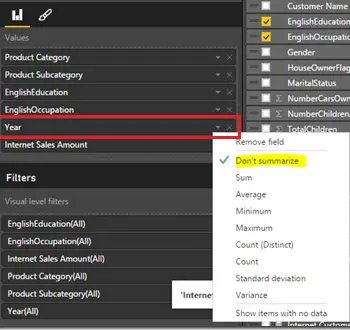 SQL SERVER - Optimizing Tabular Models for Self-Service Reporting: Summarize By - Notes from the Field #123