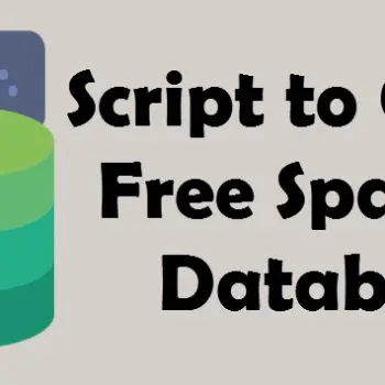 SQL SERVER - How Much Free Space I Have in My Database?