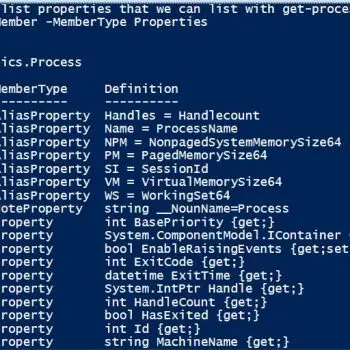 PowerShell Scripts - get-process with SQL Server process