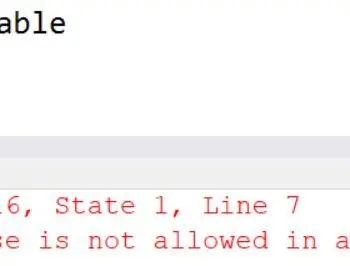 JSON-SQL Server Error Msg 13602-01