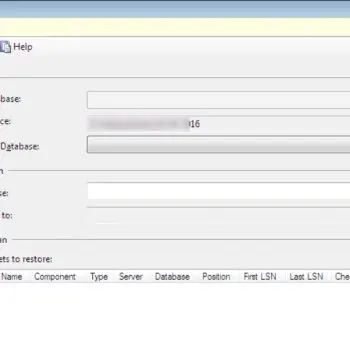 SQL SERVER - SSMS Error During Restore: No Backupset Selected to be Restored