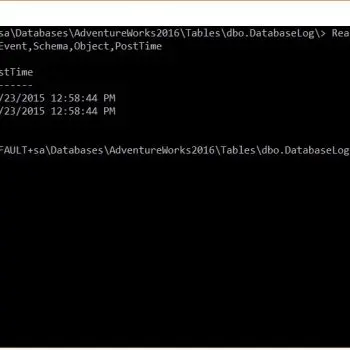 PowerShell - Reading Tables Data Using Script