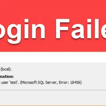 Login Failed Dialog.