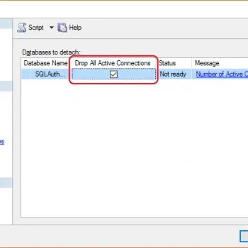 SQL SERVER Management Studio - Taking DB Offline Made Easier