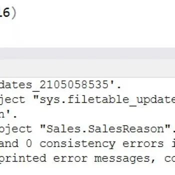 SQL SERVER 2016 - DBCC Command Enhancement with MAXDOP