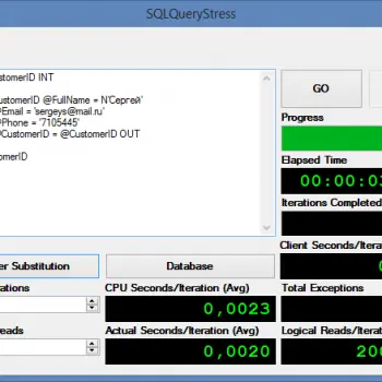 SQL SERVER - Testing Database Performance with tSQLt and SQLQueryStress